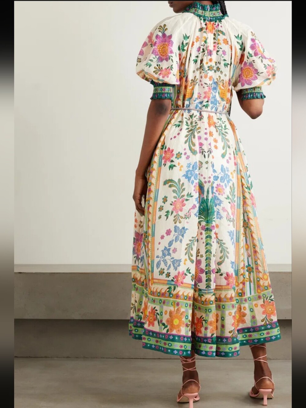 Zimmermann Ginger Swing Ramie Maxi Dress - Picture 11 of 11
